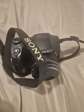 Sony Black Bridge Camera with Black Strap